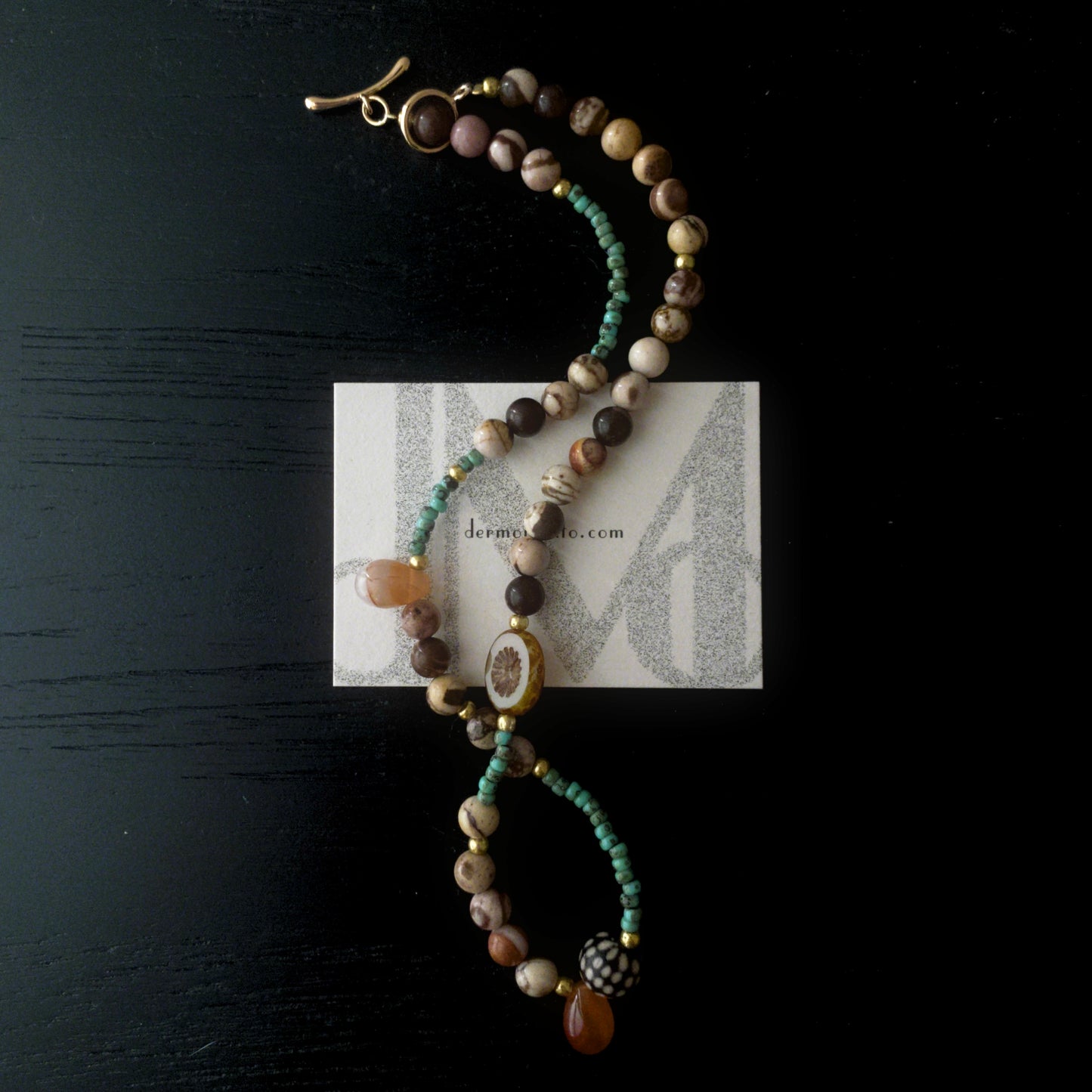 UMA Gemstone Beaded Necklace