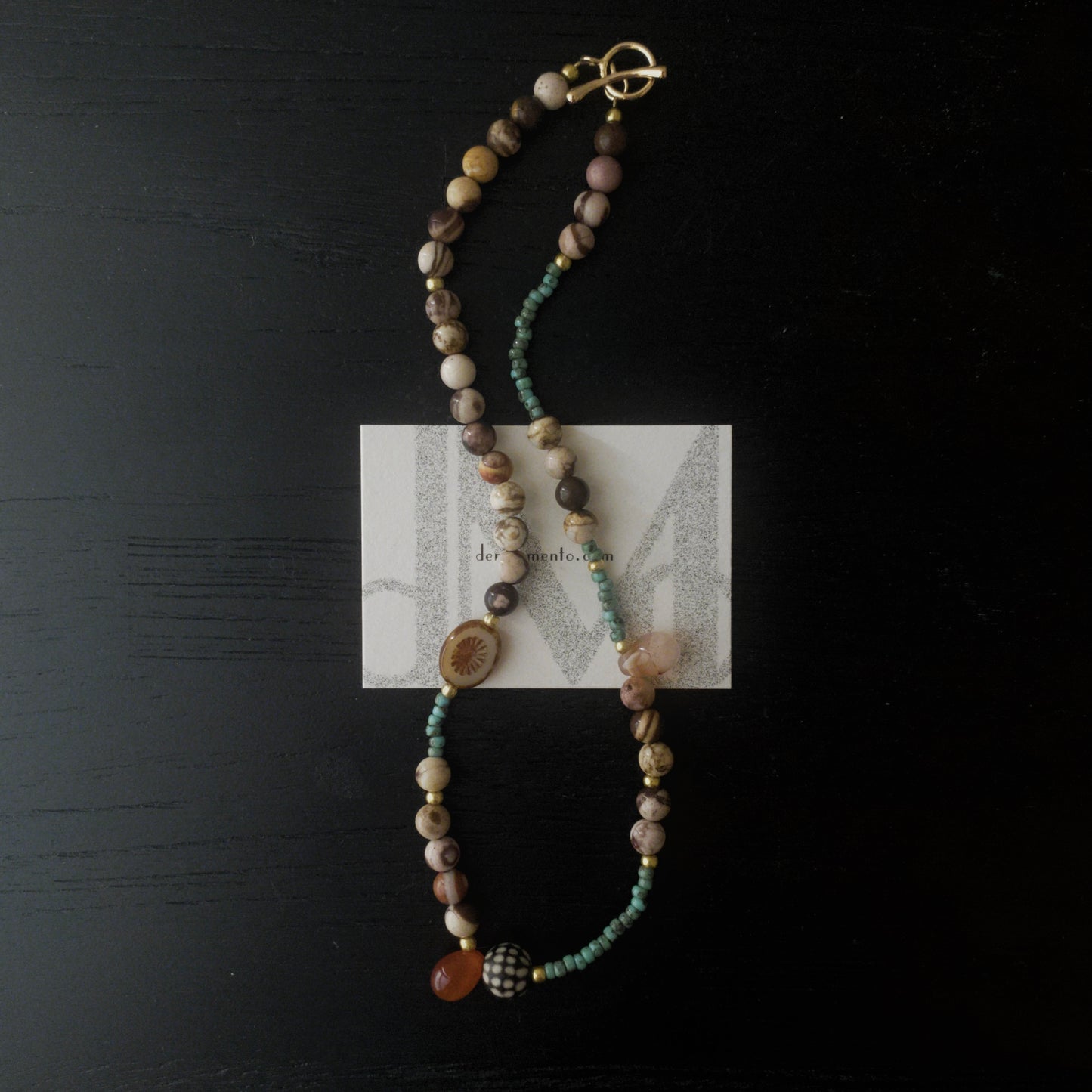 UMA Gemstone Beaded Necklace