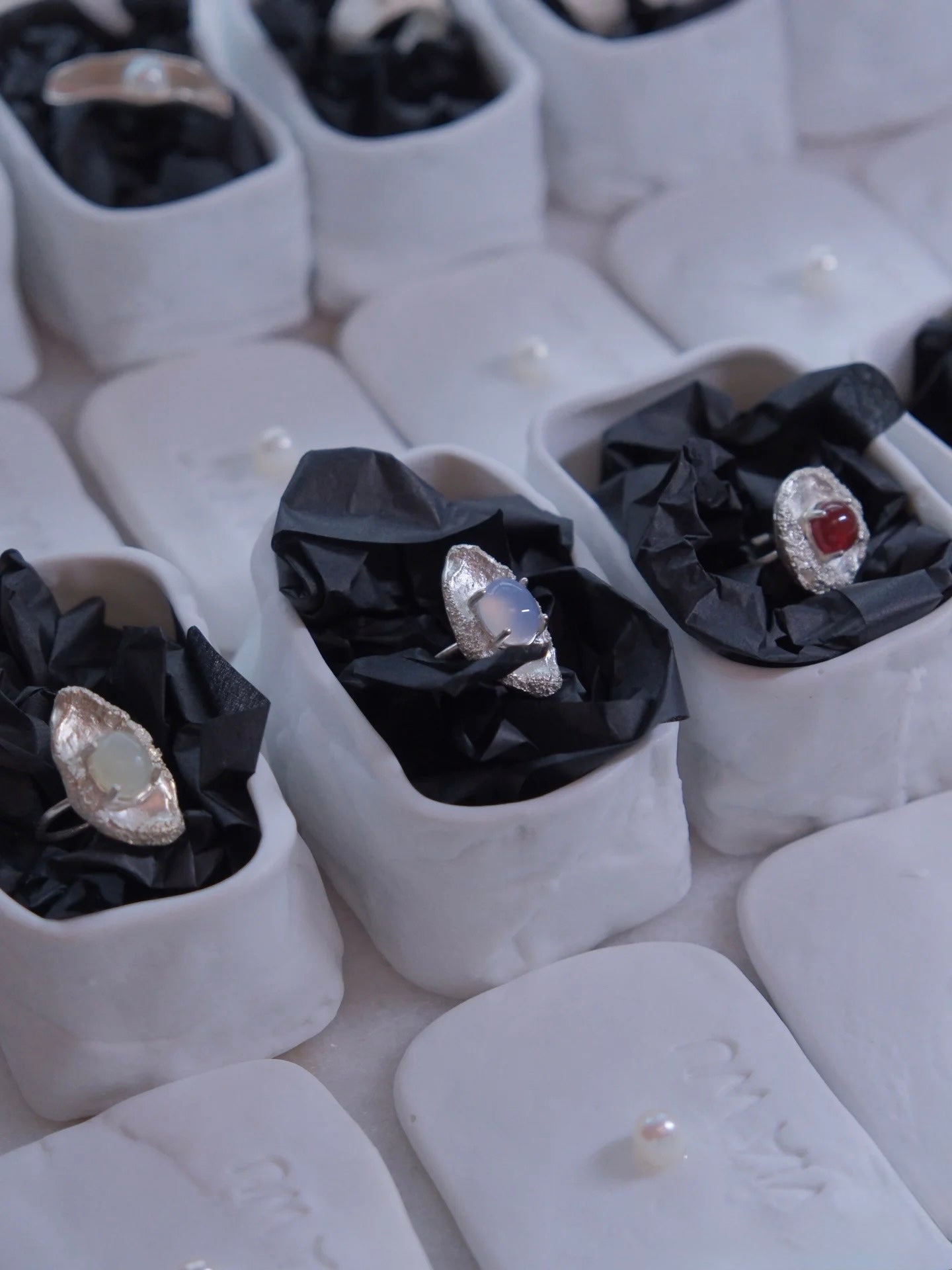 Jade Series | Red Carnelian Sterling Silver Ring