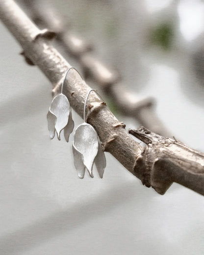 Joyful Petal Sterling Silver Earrings