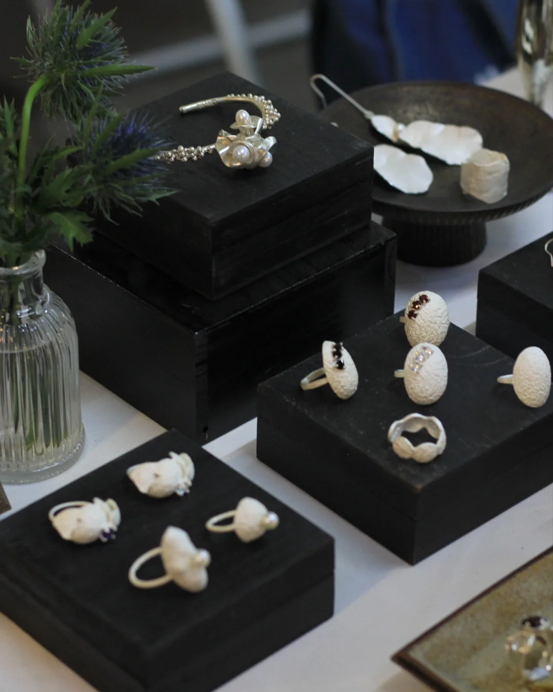 Cocoon Butterfly Gemstone Ring