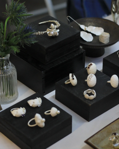 Cocoon Butterfly Gemstone Ring