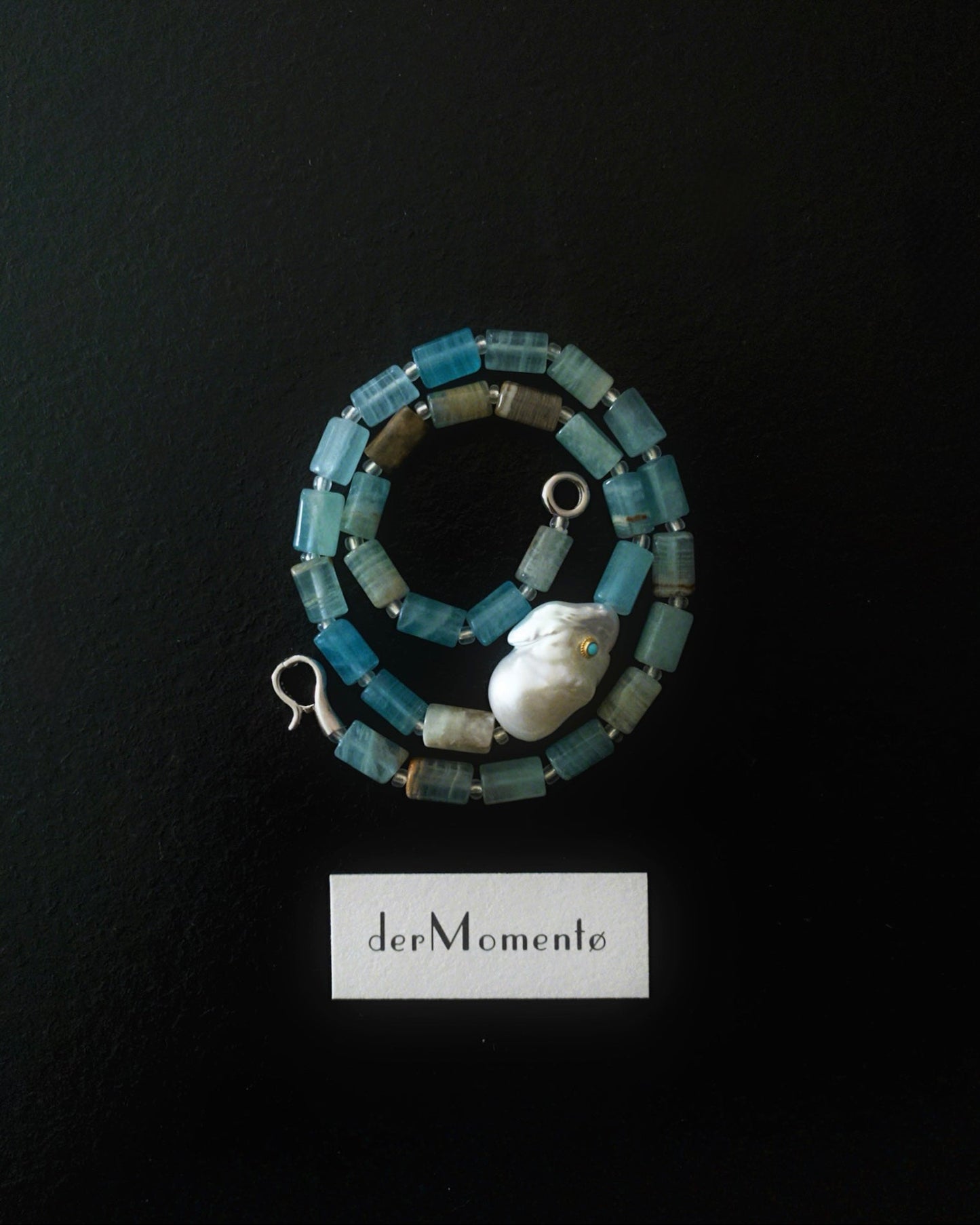 CHLOE Calcite & Baroque Pearl Necklace