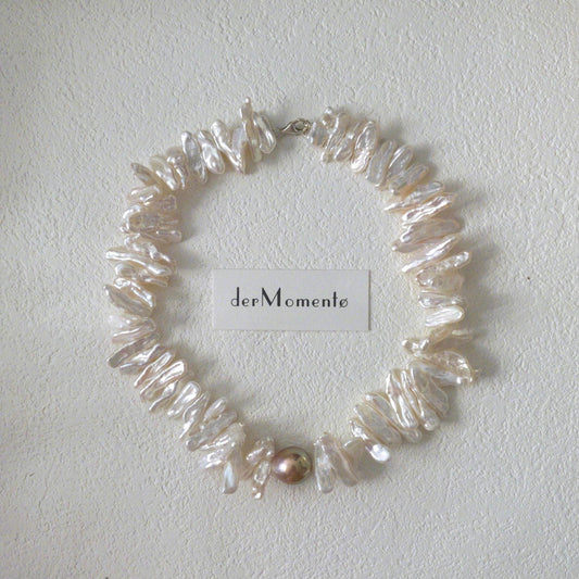FLORA Baroque Pearl Choker