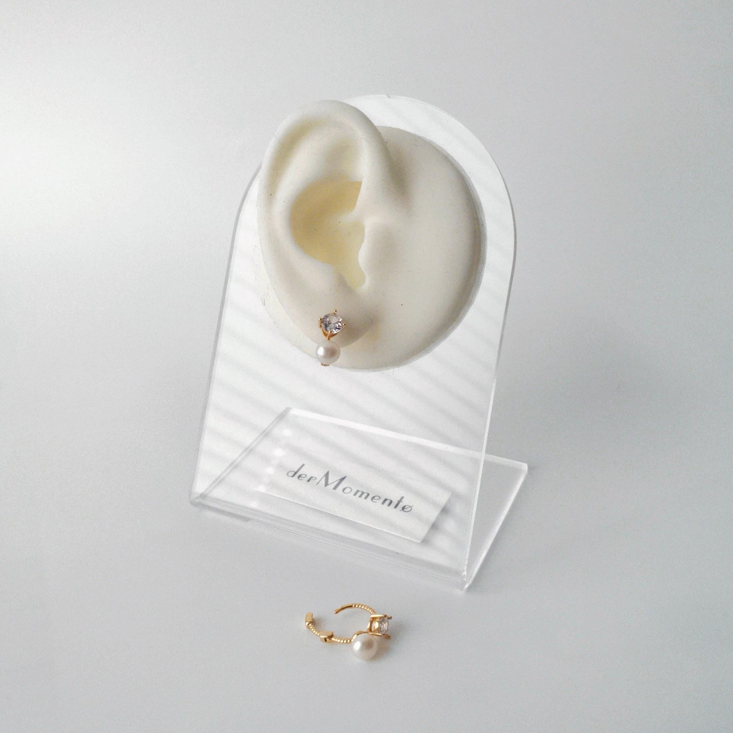 ENJA Pearl Hoop Earrings