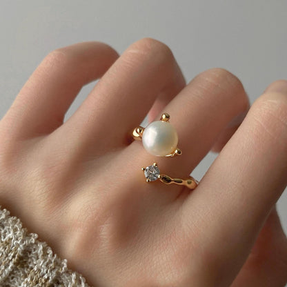 DIANA Pearl Open Ring
