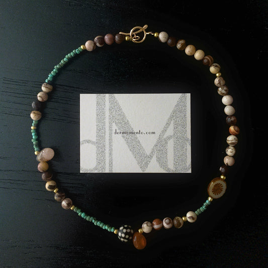 Uma Gemstone Beaded Necklace