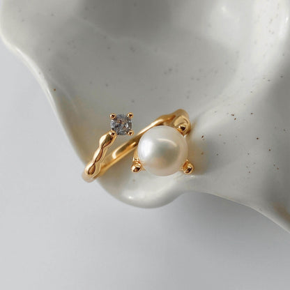 DIANA Pearl Open Ring