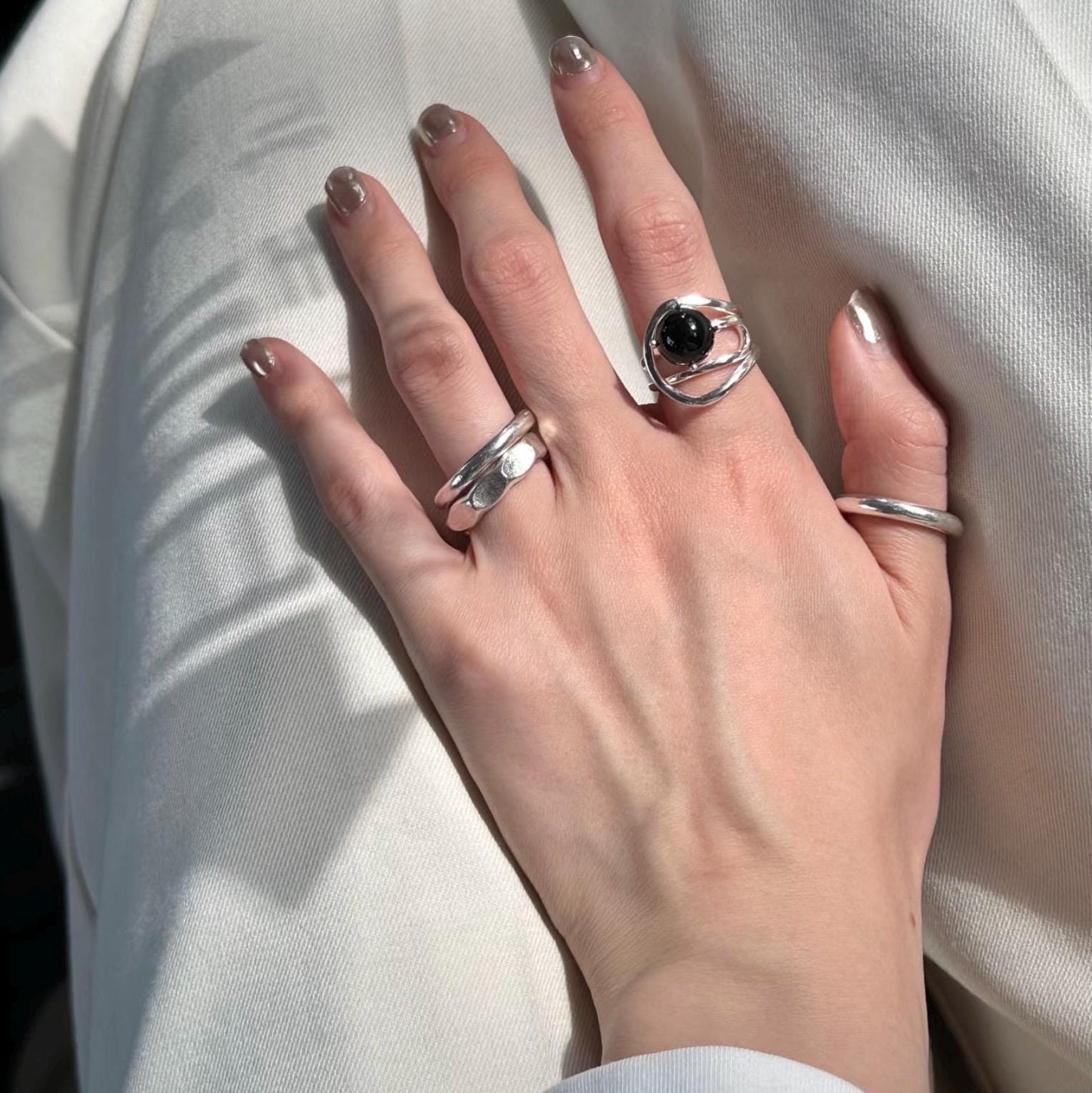 GIADA Gemstone Open Ring