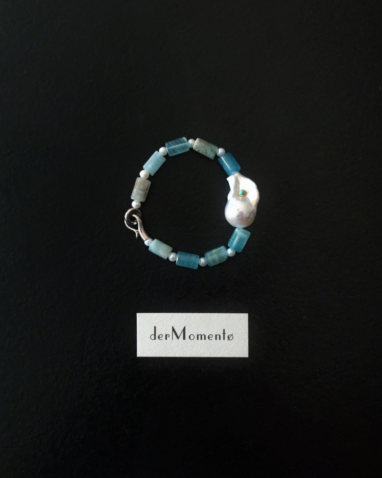 CHLOE Calcite & Baroque Pearl Bracelet
