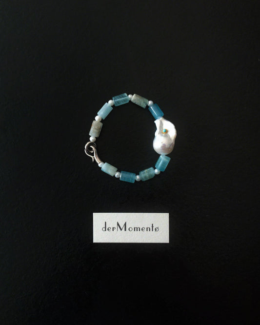 CHLOE Calcite & Baroque Pearl Bracelet