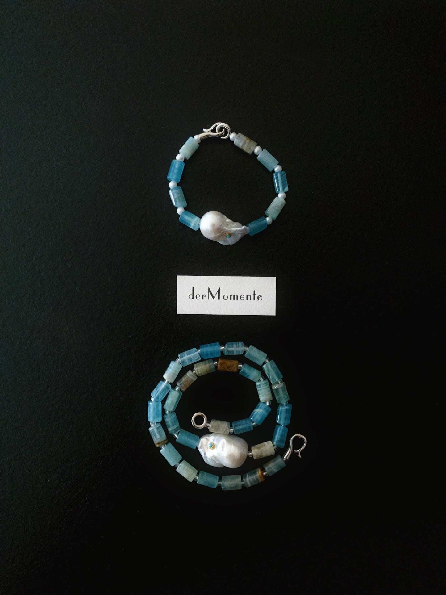 CHLOE Calcite & Baroque Pearl Bracelet