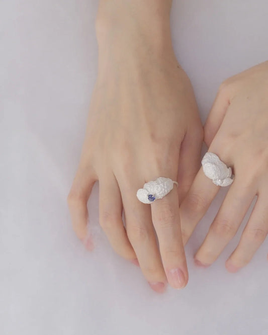 Cocoon Butterfly Gemstone Ring