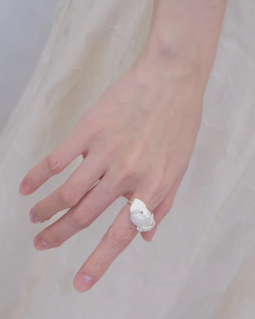 Cocoon Butterfly Gemstone Ring