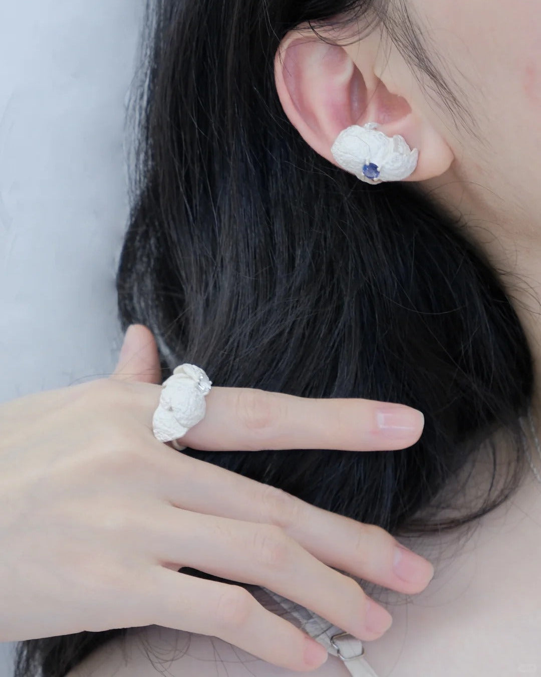 Cocoon Butterfly Gemstone Ring