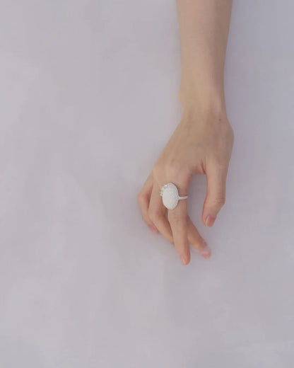 Cocoon Gemstone Ring