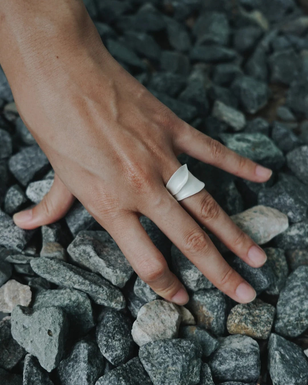 Layered Leaf Ring
