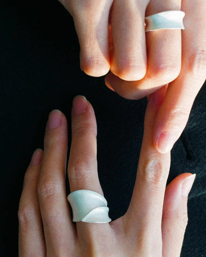 Layered Leaf Ring