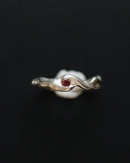 Ruby Wave Ring