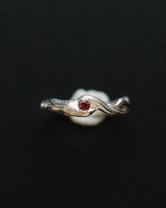 Ruby Wave Ring