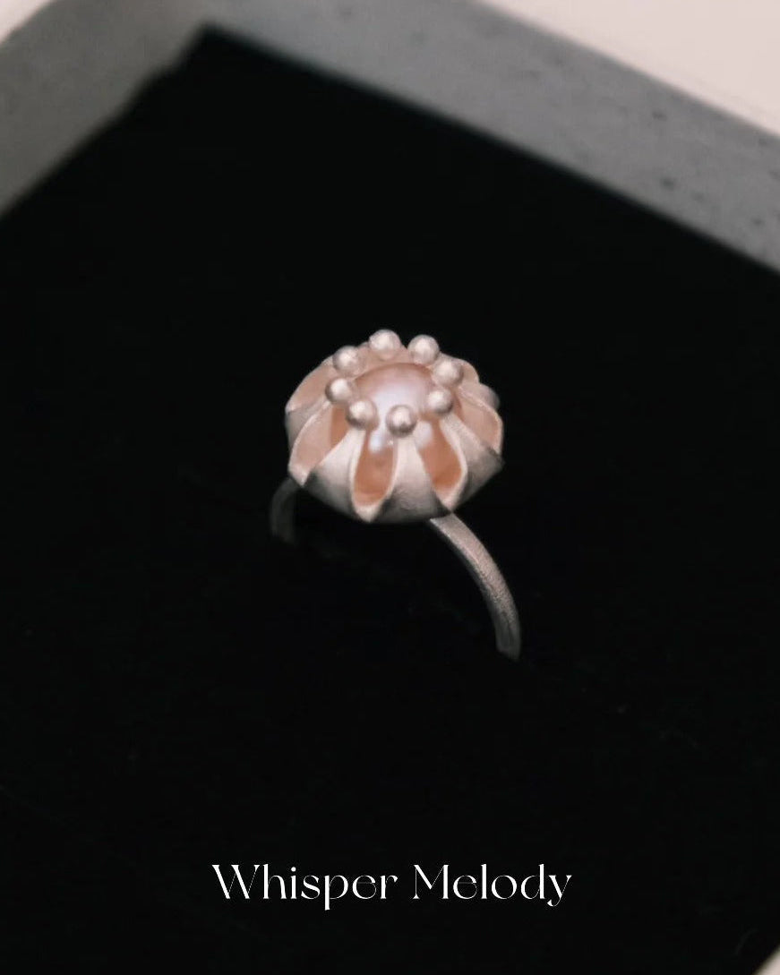 Lantern Pearl Ring