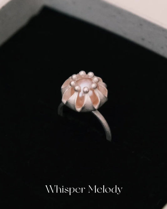 Lantern Pearl Ring