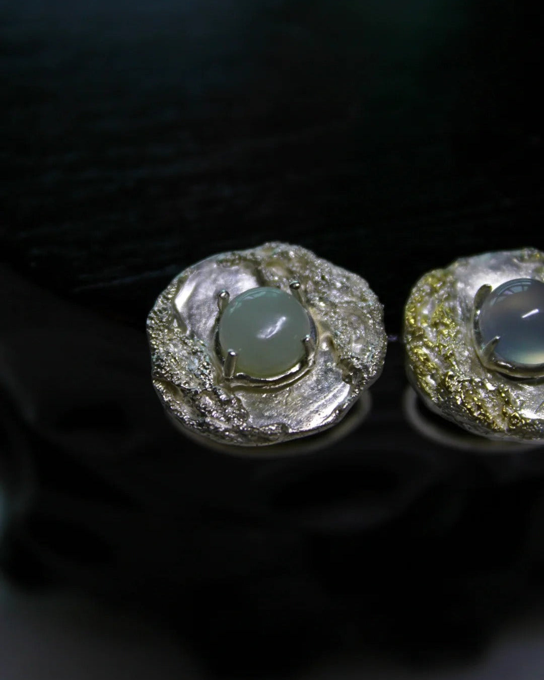 Hetian Jade Sterling Silver Ring